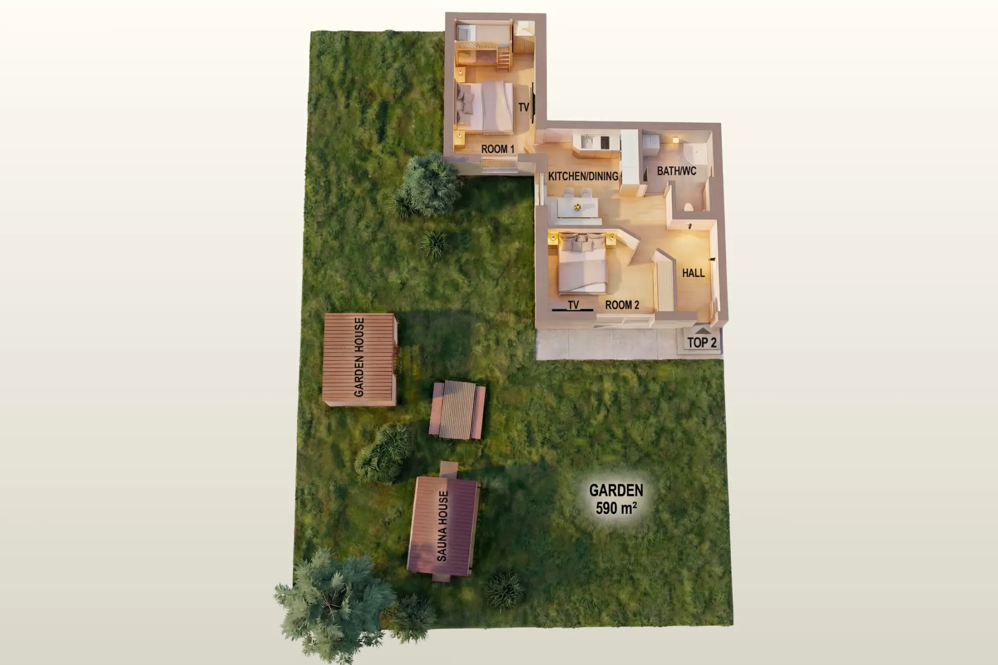 Berglodge Hochrindl floor plan 3D