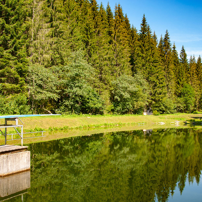 Naturbad Sirnitz — children's playground Plätschernde Vier